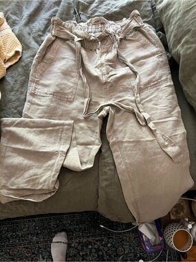 Lucky Brand Khaki Drawstring Casual Pants